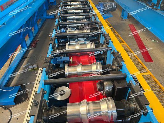 Mesin Membentuk Roll Panel Tembok Efisiensi Tinggi Dengan CE, Kontrol PLC