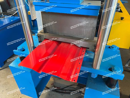 20 Roller Station Control System PLC Control Cold Steel Roll Forming Machine Untuk dinding
