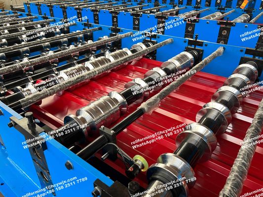 1250mm Galvanized Sheet Metal Roll Forming Machines 5.5kw Kekuatan