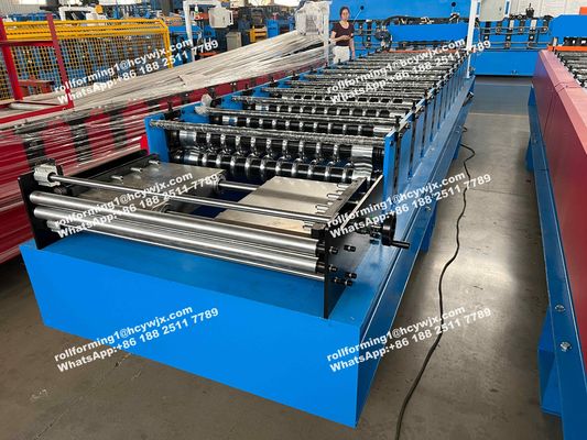 Baja Silo PPGI Mesin Roll Forming Bergelombang Untuk Lembaran Atap 0.7mm