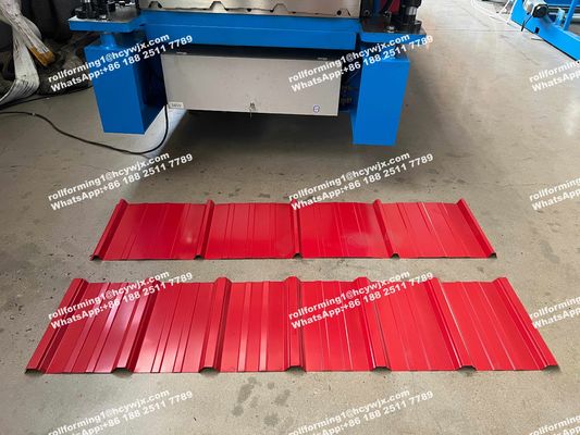 Ethiopia 300 400 Double Roll Mantan Double Layer Roll Forming Mesin