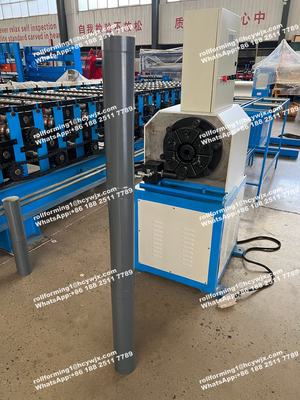 Air Hujan Baja Down Pipe Roll Forming Mesin 333
