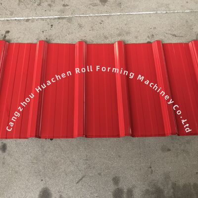 Mesin Roll Forming Lapisan Ganda untuk Panel Berglazir dengan Lebar 1250mm, Kecepatan 15m/menit dan Material PPGI/GI