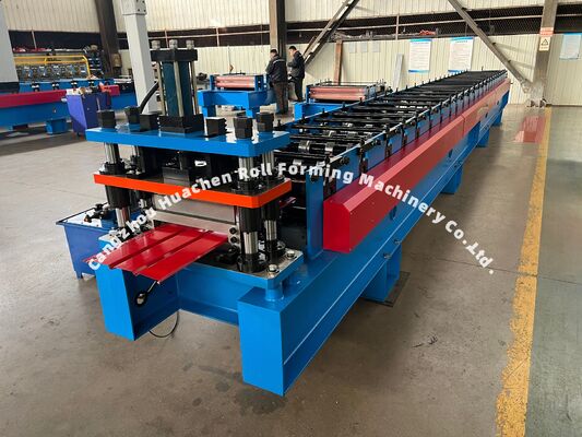 Mesin Roll Forming Panel Dinding Baja Berwarna