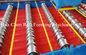 Hidrolik Pra Cutting Panel Dinding Metal Roll Forming Equipment Dengan 10 Row