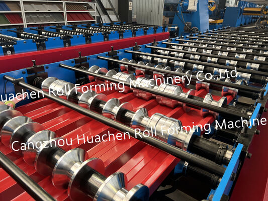 Wave plate machine - A machine for forming stepped steel coils used for making roof panels