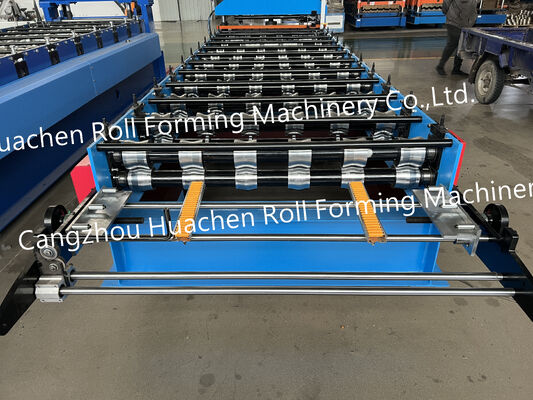 Mesin manufaktur panel atap bergelombang logam sepenuhnya otomatis