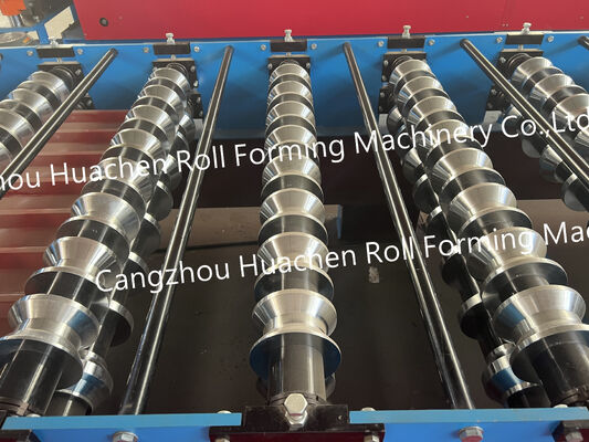Ekspor Standar Steel Sheet Roof Tile dan Wall Panel Roll Forming Mesin Membuat