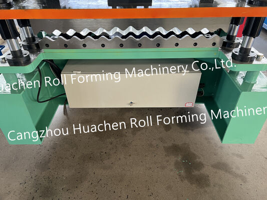 High-strength metal corrugated roof panel manufacturing equipment, corrugated ceiling wall panel forming machine