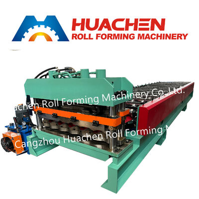Mesin Membentuk Roof Profile Roll Lembar Logam Baja Bergelombang