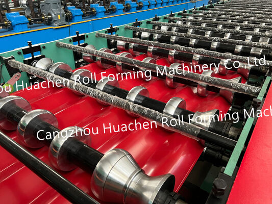 Mesin Membentuk Roof Profile Roll Lembar Logam Baja Bergelombang