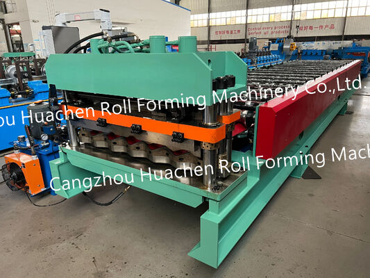 Mesin Membentuk Roof Profile Roll Lembar Logam Baja Bergelombang