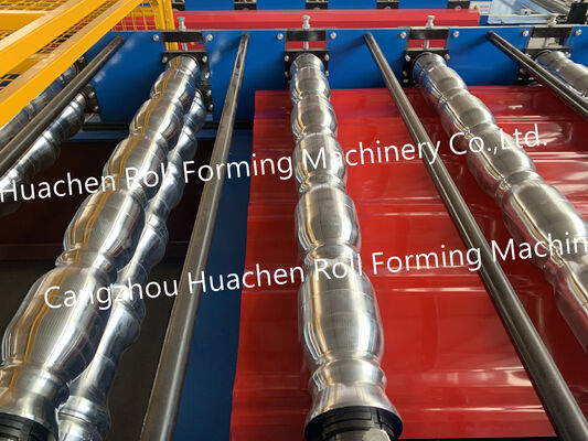 Metal Glazed Roof Tile Roll Forming Machine