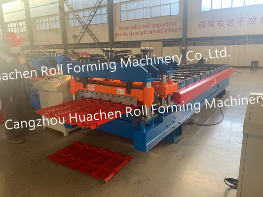 Aluminum Roofing Sheet Roll Forming Machine Metal Tile Making Machine