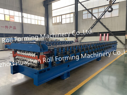 Mesin roll forming dua lapis untuk genteng