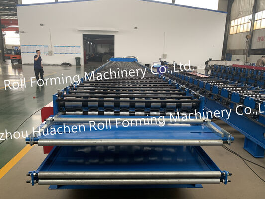 Mesin roll forming dua lapis untuk genteng