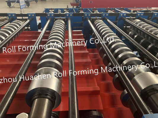 Mesin roll forming dua lapis untuk genteng