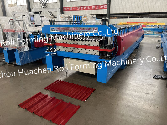 High-quality steel sheet roof panel manufacturing machine / Double-layer glazed tile forming machine