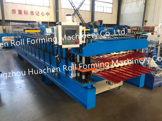Mesin Roll Forming Lapisan Ganda Lembaran Atap Besi yang Disesuaikan