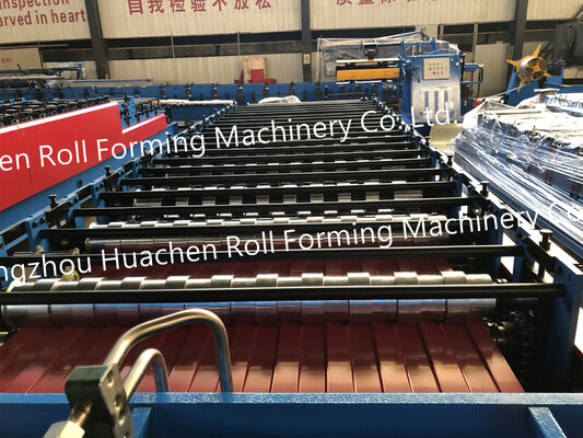 Mesin Roll Forming Lapisan Ganda Lembaran Atap Besi yang Disesuaikan