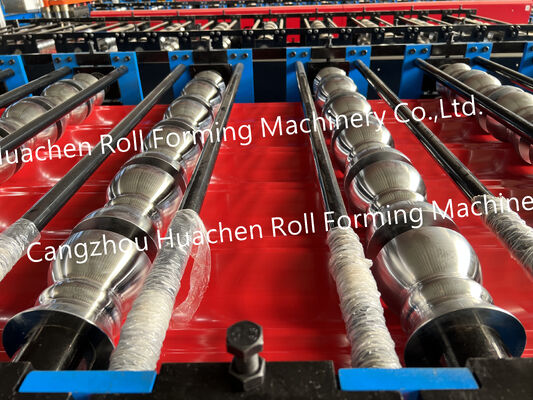 Mesin Pembuatan Lembar Baja Zinc Lantai Dua Lapisan Roof Roll Forming Machine