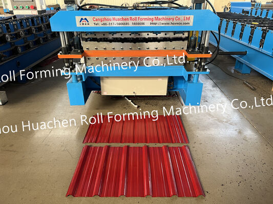 Mesin Roll Forming Atap Lapisan Ganda Ibr & Mesin Pembuat Lembaran Ubin Langkah