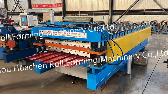 Mesin Roll Forming Atap Lapisan Ganda Ibr & Mesin Pembuat Lembaran Ubin Langkah
