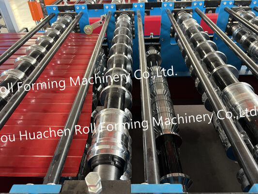 Pembuatan Lembaran Atap Bergelombang Logam Putai Mesin Roll Forming Genteng Baja Seng PPGI /PPGL /Gi/Gl