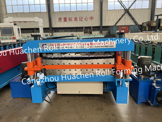Mesin Roll Forming Lapisan Ganda Panel Multifungsi Berkualitas Tinggi Mesin Pembuat Lembaran Atap Seng Mesin Panel Atap