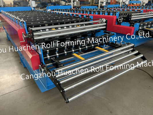 Mesin Roll Forming Lapisan Ganda Panel Multifungsi Berkualitas Tinggi Mesin Pembuat Lembaran Atap Seng Mesin Panel Atap