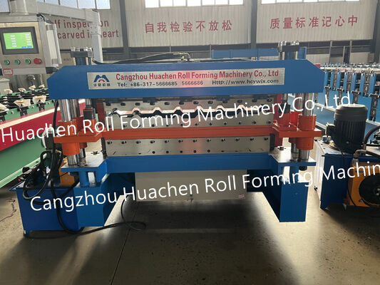 Metal Steel Roofing Sheet Roof Panel Roll Membentuk Mesin Membuat