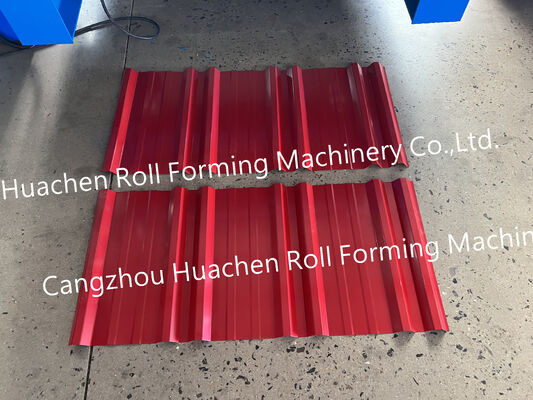 Metal Steel Roofing Sheet Roof Panel Roll Membentuk Mesin Membuat