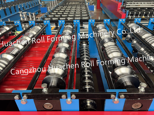 Penjualan Panas Mesin Roll Forming Lembaran Atap Besi Bergelombang Mesin Pembuat Ubin Baja