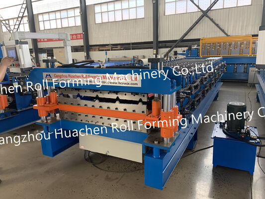Outlet Double Layer Roof Tile Roll Forming Machine Dari Cina