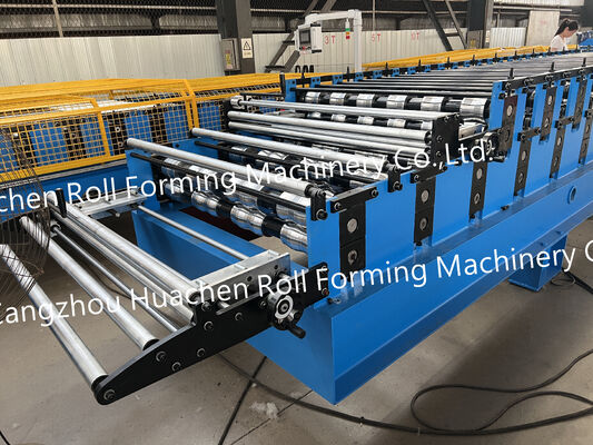Daya tahan yang lebih tinggi Lembar bergelombang Bending Membuat Roll Forming Machine