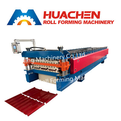 Mesin Membentuk Roll Lembar Logam Aluminium Atap Kaca yang Tepat Dimensi