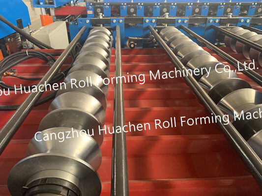 Mesin Membentuk Roll Lembar Logam Aluminium Atap Kaca yang Tepat Dimensi