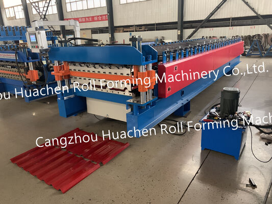Mesin Membentuk Roll Lembar Logam Aluminium Atap Kaca yang Tepat Dimensi
