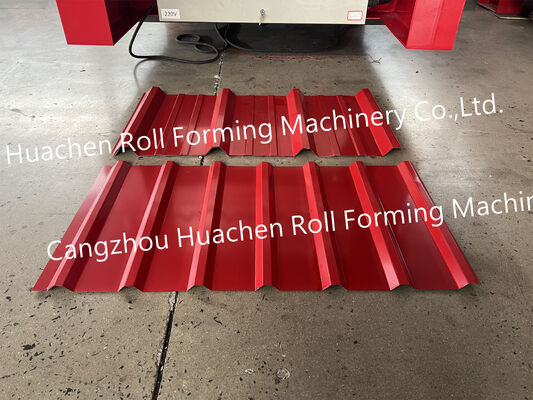 Mesin Membentuk Lembar Atap Trapezoidal Roll yang sepenuhnya otomatis untuk Panel Atap Logam
