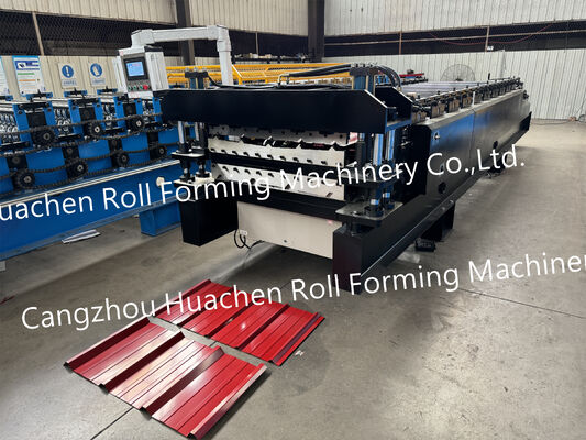 Kustom Ibr Pbr Rib AG Panel R Ranel Mesin Roll Forming Lembaran Atap Baja Galvanis Bergelombang