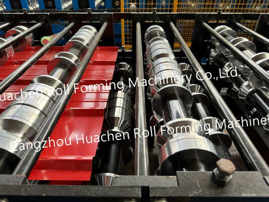 Kustom Ibr Pbr Rib AG Panel R Ranel Mesin Roll Forming Lembaran Atap Baja Galvanis Bergelombang