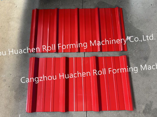 Kustom Ibr Pbr Rib AG Panel R Ranel Mesin Roll Forming Lembaran Atap Baja Galvanis Bergelombang
