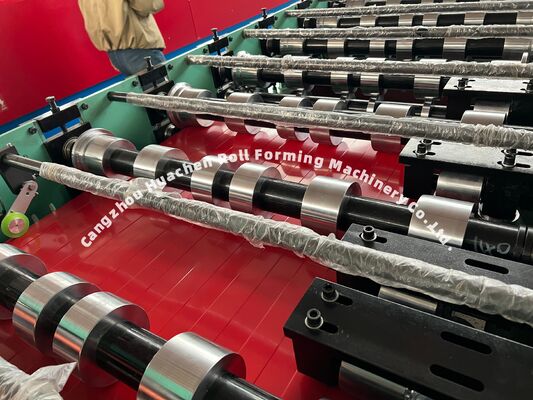 Metal Steel Roofing Sheet Roof Panel Roll Membentuk Mesin Membuat