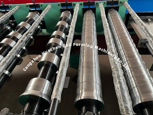 Metal Steel Roofing Sheet Roof Panel Roll Membentuk Mesin Membuat