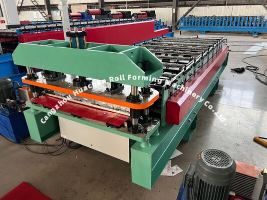 Metal Steel Roofing Sheet Roof Panel Roll Membentuk Mesin Membuat