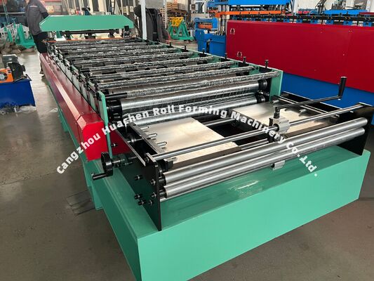 Metal Steel Roofing Sheet Roof Panel Roll Membentuk Mesin Membuat