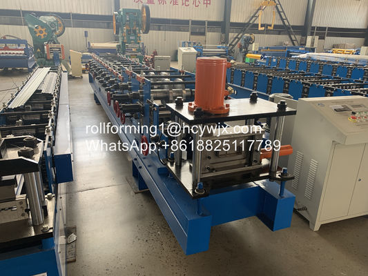 Otomatis Galvanized Cz Purlin Roll Forming Mesin 15 Baris