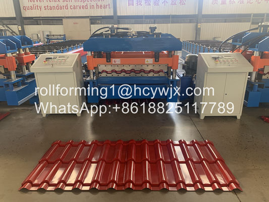 Pemotongan Hidrolik Cold Roll Forming Equipment Profil Pembuatan Atap