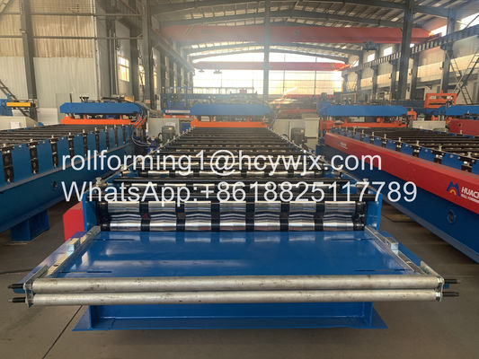 Pemotongan Hidrolik Cold Roll Forming Equipment Profil Pembuatan Atap