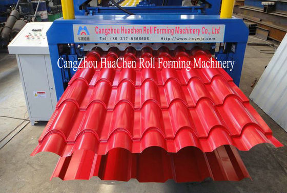 Aluminium Metcopo Langkah Roof Tile Roll Forming Machine